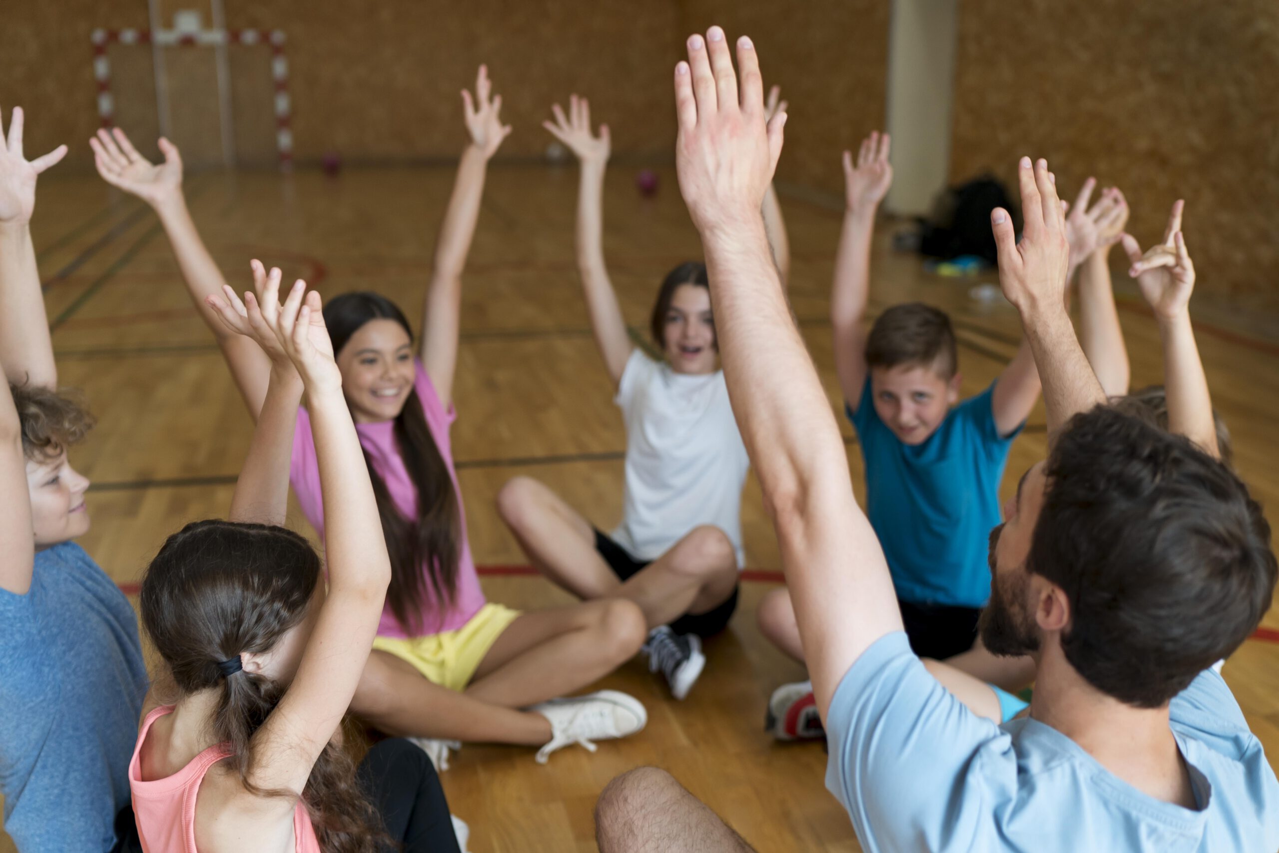 Kinder feiern gemeinsam