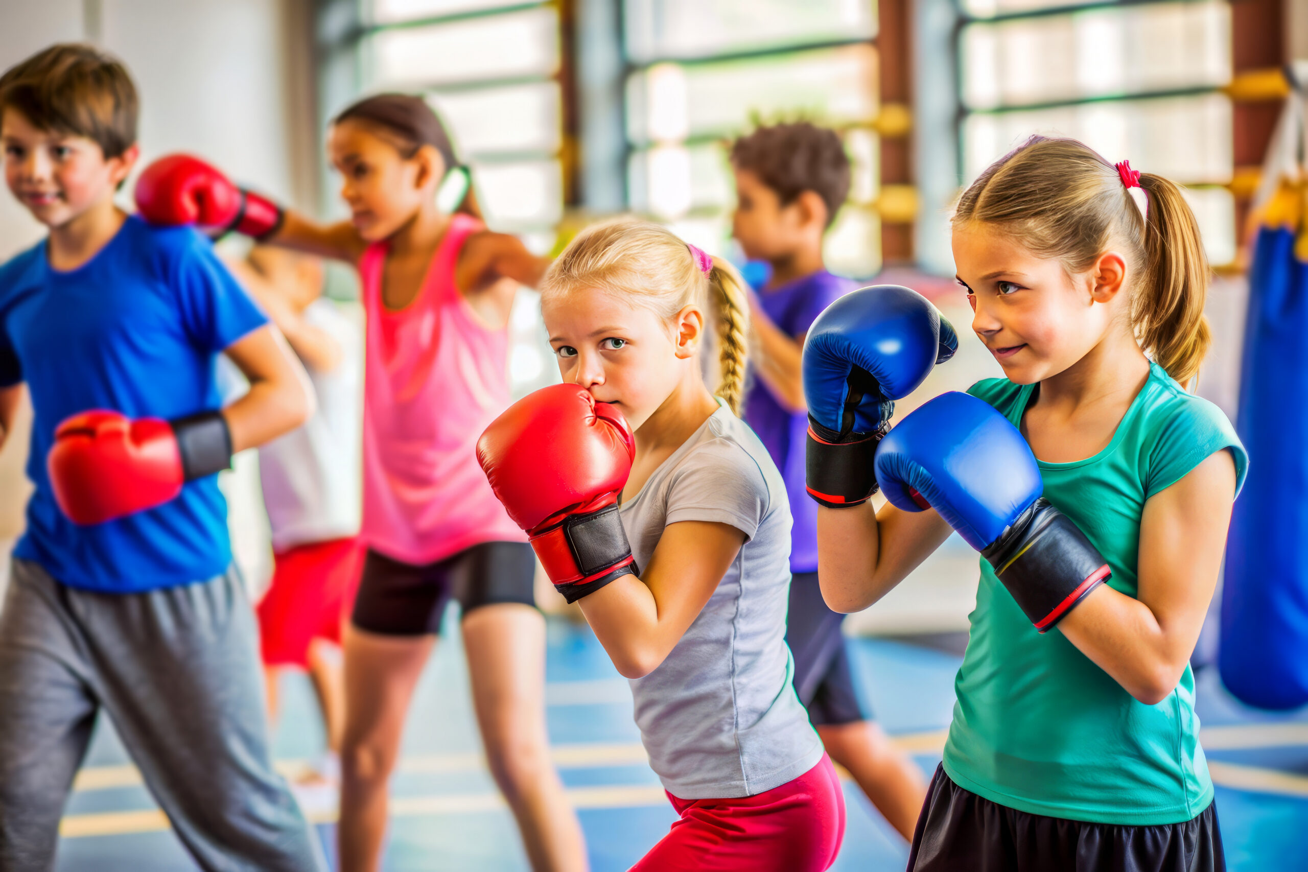 Kinder beim Sport – Bewegung und Spaß