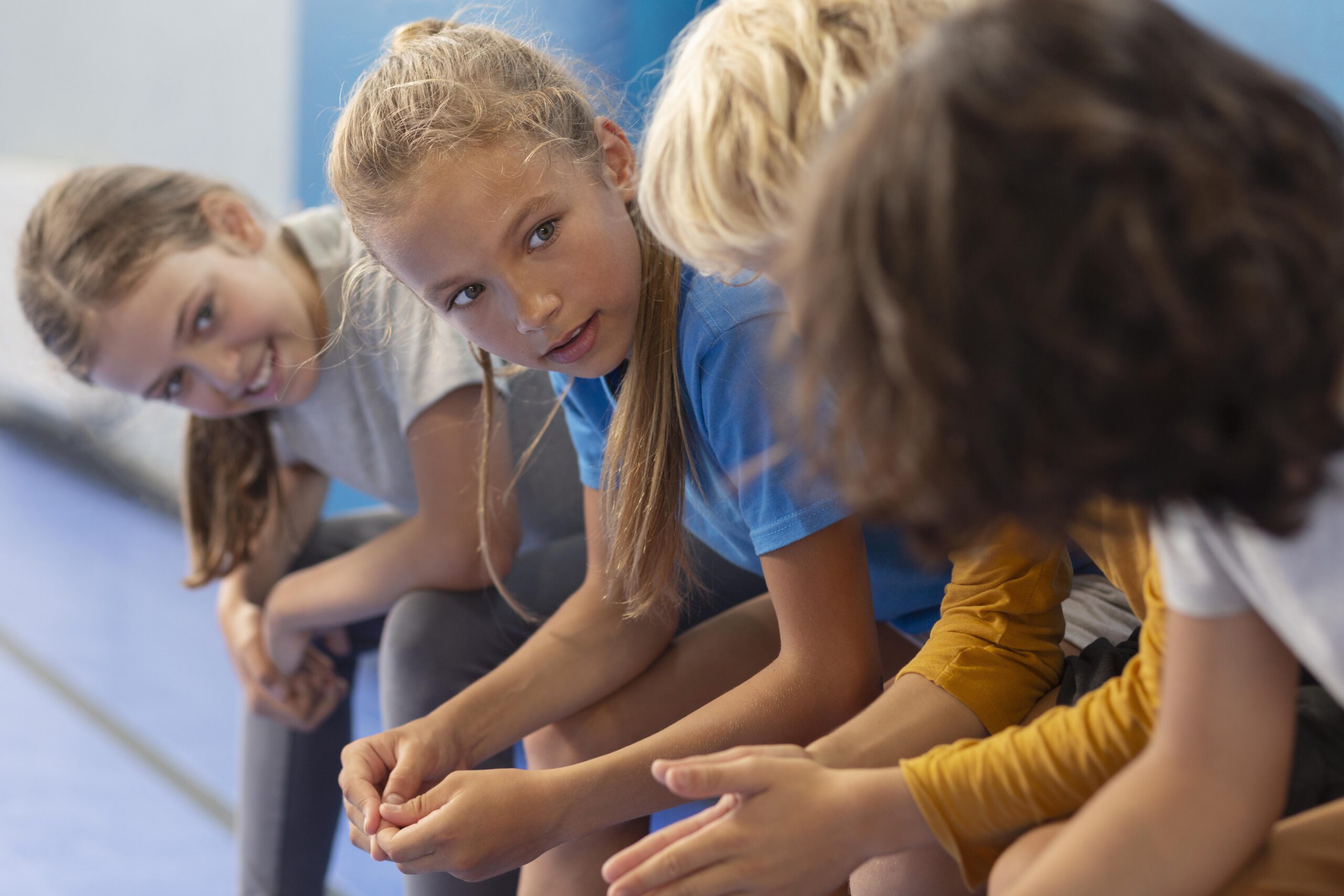 Kinder beim Krav-Maga-Geburtstag – Training in der Gruppe